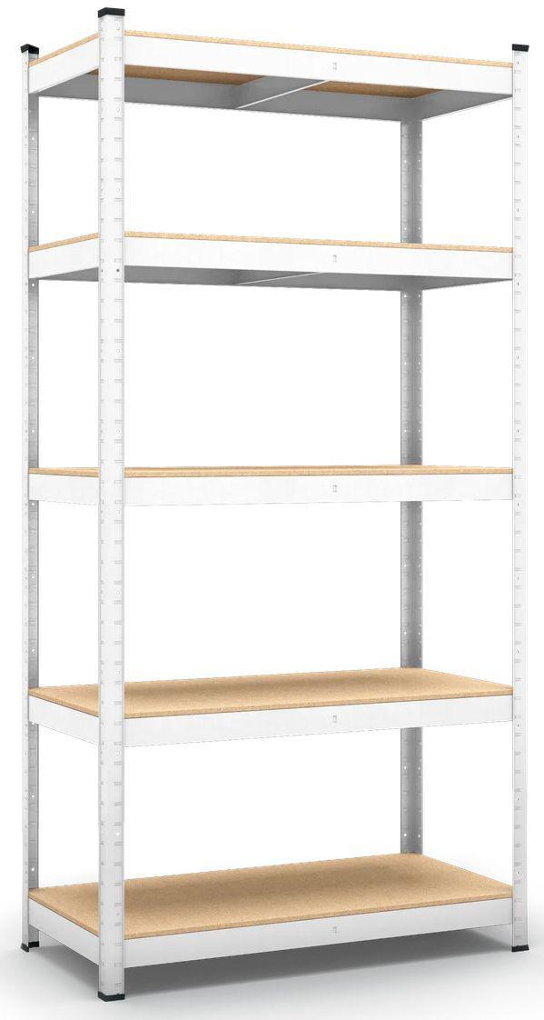 Стелаж Стандарт КМ 2000х1000х500 Міткас, 220 кг/полка, 5 полиць, МДФ, фарбований, металевий