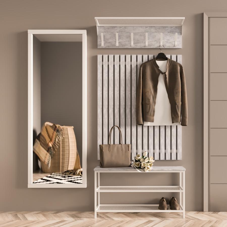 Прихожая Fenster Эмбер 1 880 Белая ДСП урбан, фото 1