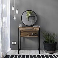 Туалетный столик с зеркалом Fenster Визард Чёрный ДСП аликанте