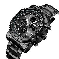 Годинник наручний Skmei 1389 Original (Black — Black, 1389BK) | Наручний годинник, фото 3
