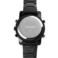 Годинник наручний Skmei 1389 Original (Black — Black, 1389BK) | Наручний годинник, фото 4