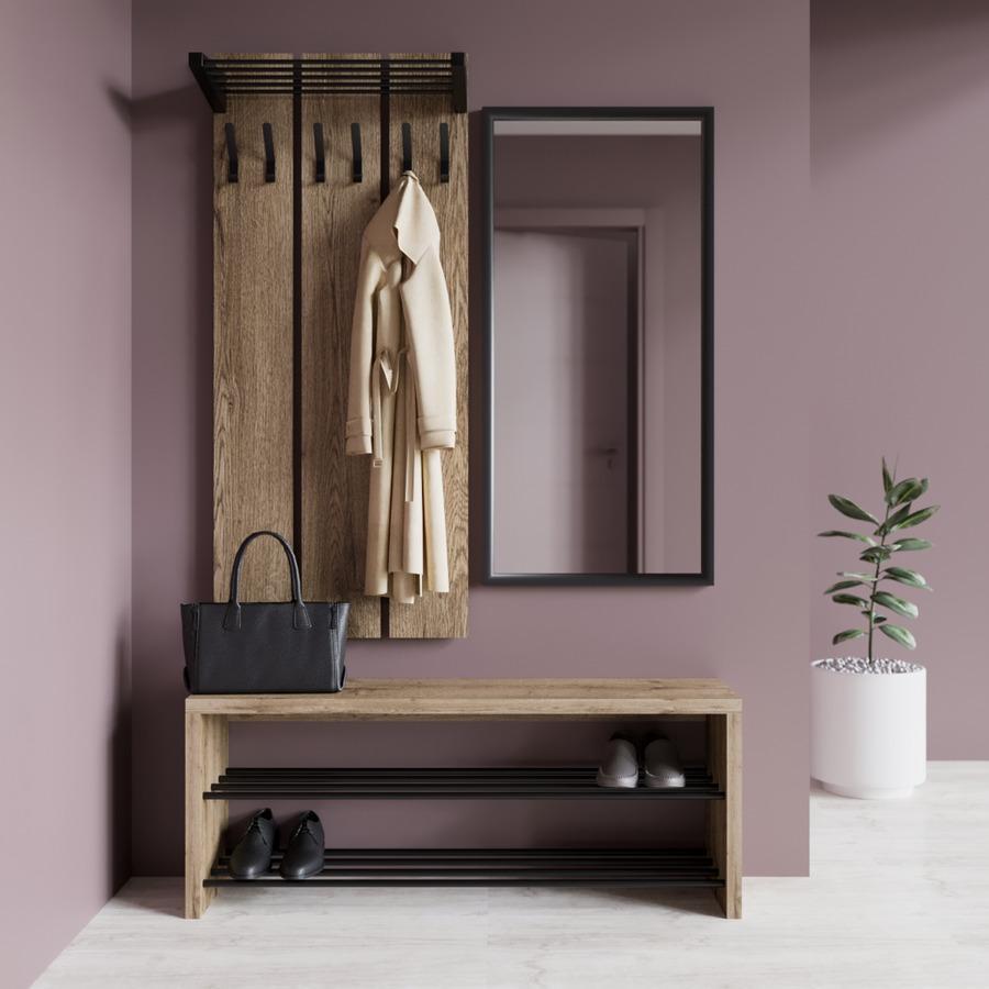 Прихожая Fenster Аметист Чёрная ДСП аликанте