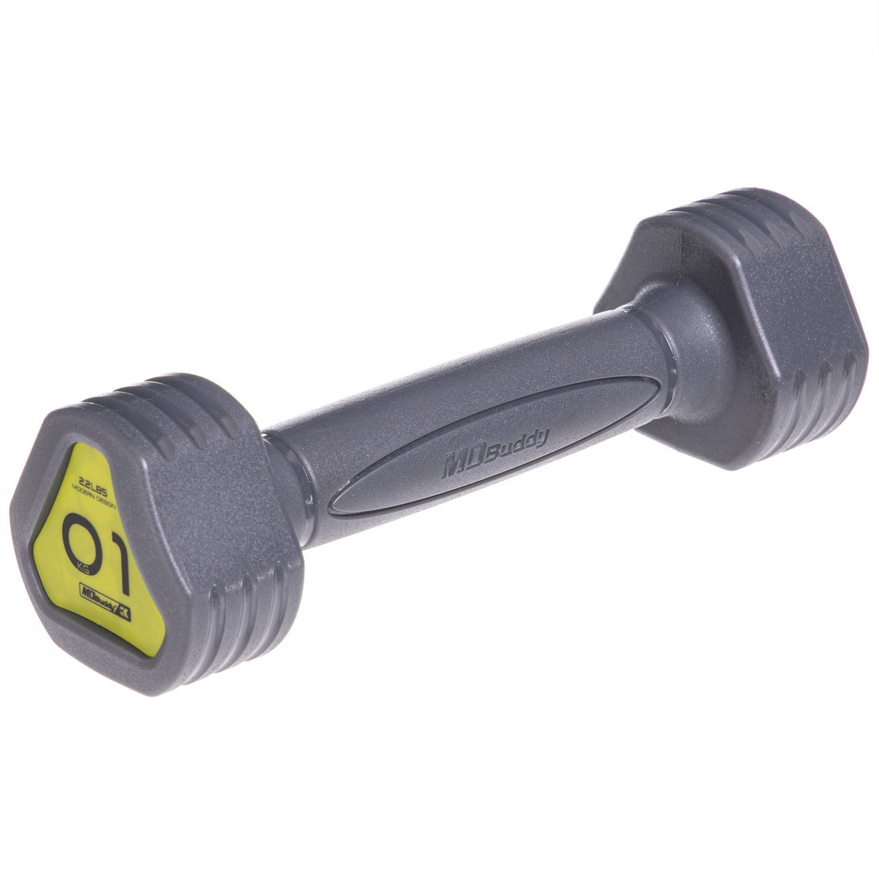 Гантель для фітнесу нерозбірна з покриттям TPU Zelart TA-2678-1 1 шт 1 кг, фото 1