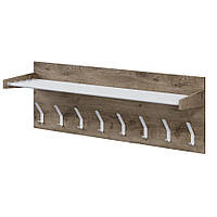 Вешалка настенная Fenster Веста Белая ДСП Аликанте