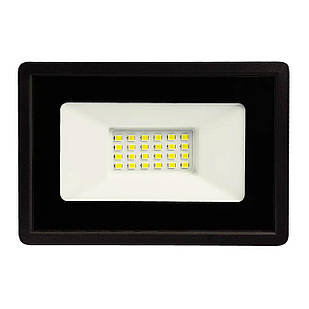 Світлодіодний прожектор 20W холодне світло 6200К AREAL 20W PR-20 220V IP65