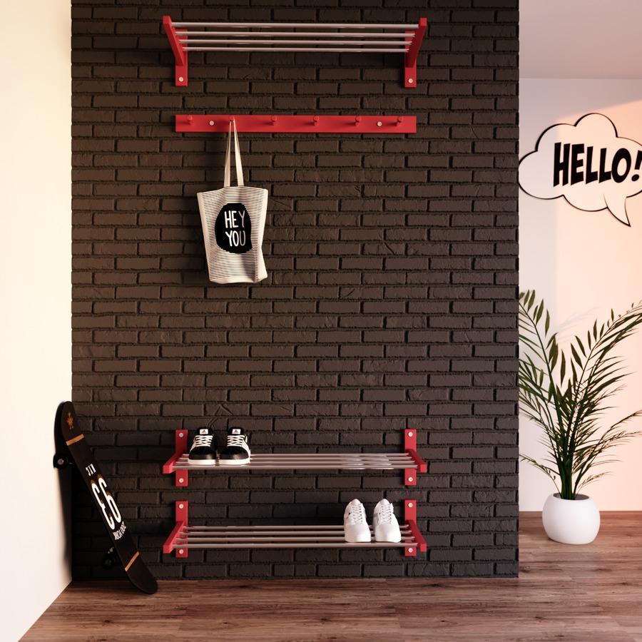 Прихожая Fenster Барселона Красная