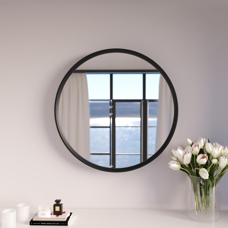 Настенное зеркало Fenster Токио-550 Черное