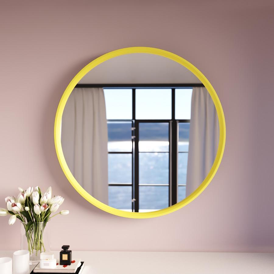 Настенное зеркало Fenster Токио-650 Желтое