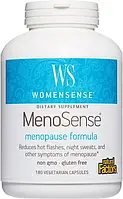 Natural Factors, WomenSense, MenoSense, формула для поддержки организма при менопаузе, 180 вегетарианских капс