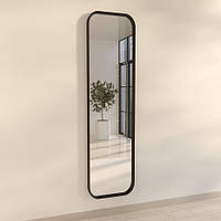 Настінне дзеркало Fenster Монако Чорне 156x46x4