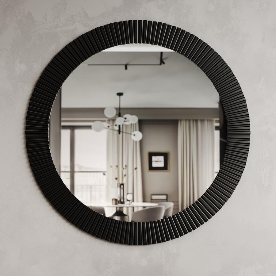 Настенное зеркало Fenster Виано-915 Черное