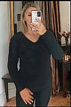 Жіночий модний теплий светр батал Новинка 2023, фото 2