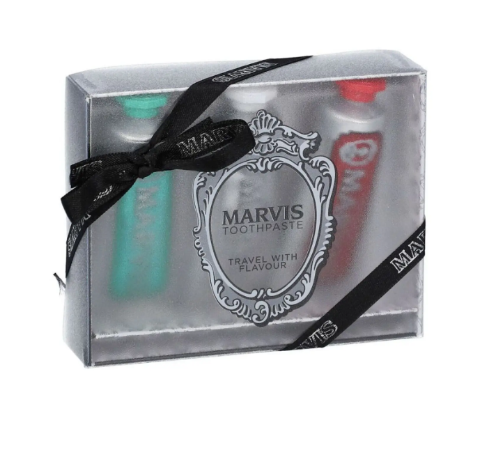 Подарунковий набір Marvis 3x25мл (Classic Strong Mint , Whitening Mint, Cinnamon Mint)