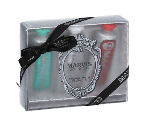 Подарунковий набір Marvis 3x25мл (Classic Strong Mint , Whitening Mint, Cinnamon Mint), фото 2