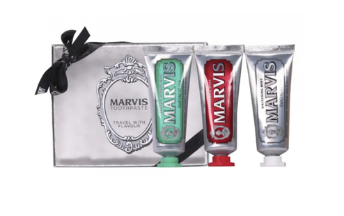 Подарунковий набір Marvis 3x25мл (Classic Strong Mint , Whitening Mint, Cinnamon Mint), фото 2