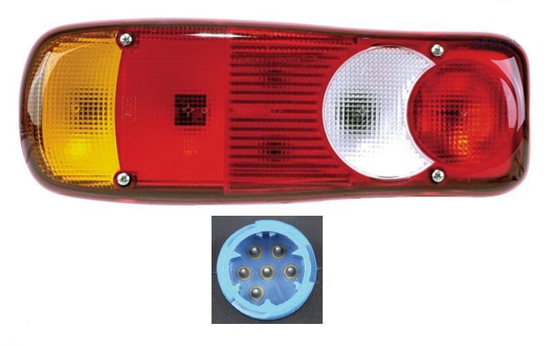 Ліхтар задній RVI правий РОЗ'ЄМ AMP З БОКУ E9 159010, фото 1