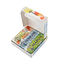 Подарунковий набір Marvis Tea Collection Kit 3х25мл (Blossom Tea, Earl Grey Tea, Creamy Matcha Tea)