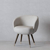 Кресло Лиссабон 3 Fenster Шоколад/Хьюстон молочный