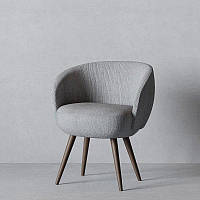 Кресло Лиссабон Fenster Шоколад /Хьюстон светло-серый