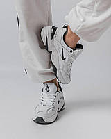 Кроссовки Nike m2k tekno White Black молодежные женские бело-черные кроссовки Найк м2к текно Lnx