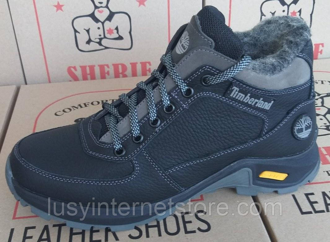 Черевики зимові чоловічі шкіряні від виробника модель ИШ23-Б208сер, фото 1