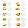 Кондитерський шприц із насадками для тіста та крему (16шт.) Artale кулінарний шприц прес для глазурі, фото 10