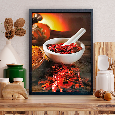 Фотокартина в дерев'яній рамі Spices 1 30х40 см POS-3040-022, фото 3