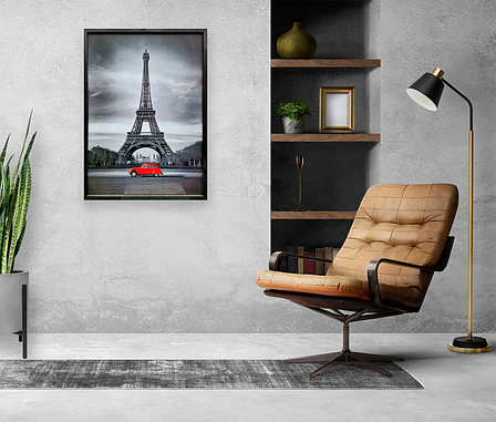 Фотокартина в дерев'яній рамі Paris 4 50х70 см POS-5070-266, фото 3