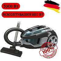 Пылесос Henschll 3000W с всасыванием 800 Вт. Пылесос для дома Контейнерный пылесос без мешка на 4 л