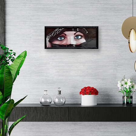 Фотокартина в дерев'яній рамі Eyes 1 20х50 см POS-2050-119, фото 3