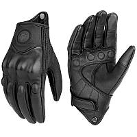 Шкіряні моторукавички рукавички захисні для їзди на мотоциклі велосипеді