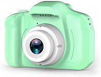 Детский цифровой фотоаппарат MD X-200 с фото, видео, играми, Зеленый