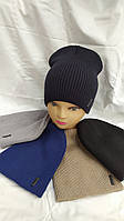 Шапка підліткова подвійна вязка