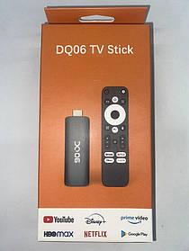 Смарт приставка DQ06 Mini TV Stick 4/32Гб (Android12 Allwinner H618 Quad Core Cortex A53)