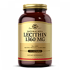 Solgar, лецитин соєвий, Natural Soya Lecithin, 1360 мг, 100 капсул