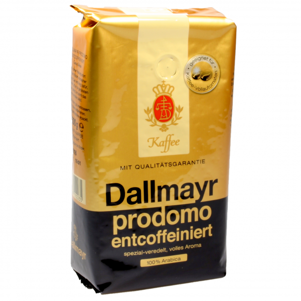 Кава Dallmayr Prodomo Entcoffeiniert — без кофеїну (зерно), 500 г