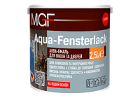 Аква-эмаль для дверей и окон MGF Aqua-Fensterlack 2,5л