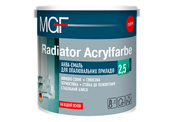 Аква-емаль для опалювальних пристроїв MGF Radiator Acrylfarbe 0,75л