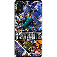 Силіконовий чохол бампер для ZTE Blade L210 з картинкою Фортнайт Fortnite