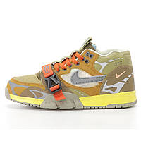 Мужские кроссовки Nike Air Trainer 1 SP Utility Brown Coriander Hologram Reflective, найк аир трейнер кориандр