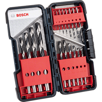 Набір з 18 спіральних свердел BOSCH hss PointTeQ 1-10 мм (2608577350)