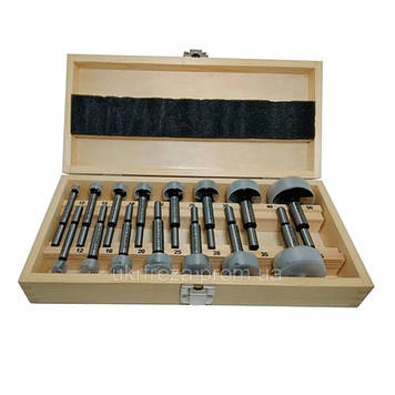 Набір свердел Форстнера Sekira 15 шт. (740-SET1)