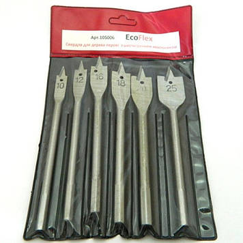 Набір свердел EcoFlex 6 шт. (10 12 16 18 20 25)