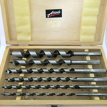 Набір свердел для дерева Атака А602 (6 шт.*230 мм)