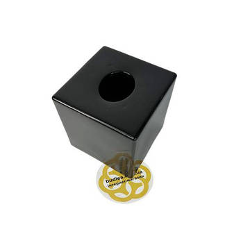 Настільний диспенсер для серветок КУБ настільний, пластик, чорний Afacan Plastik