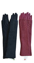 Рукавиці жіночі трикотажні,.високе хутро.всередині, Boxing (розмір 6(1/2))