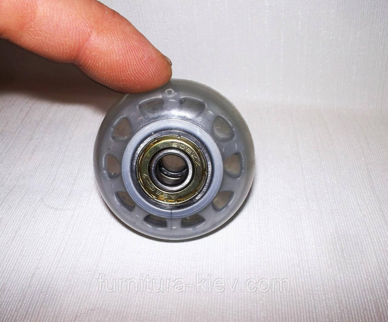 Меблеве колесо силіконове 48 мм * 24 мм ф8, фото 1