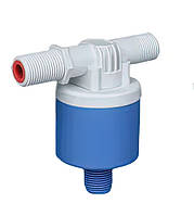 Автоматический 1" клапан контроля уровня воды мембранный, Поплавковый клапан наружный горизонтальный