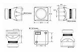 Камера FPV Foxeer Cat 3 Mini 1/3" 1200TVL M12 L2.1 (чорний), фото 5