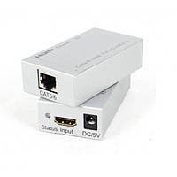 Удлинитель HDMI по кабелю UTP Value S0440 до 60м с БЖ 3D RX/TX RTL белый